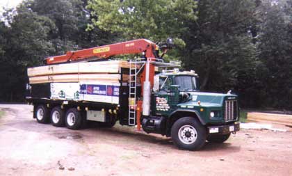 Yankee Pine Lumber Boom Truck